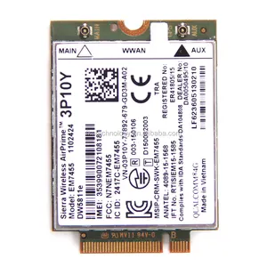 Sierra Wireless EM7455 DW5811e 3P10Y Qualcomm 4G LTE Module WWAN NGFF Wifi Card 802.11p mini-pci