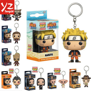 Funko pop película personaje <span class=keywords><strong>llaveros</strong></span>/hacer <span class=keywords><strong>llaveros</strong></span> personalizados PVC/hacer personalizado funko pop película carácter - Product Image 1