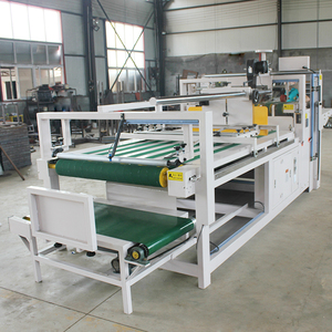 Automatische kartonnen doos 4 6 hoek map gluer machine/kartonnen doos plakken machine