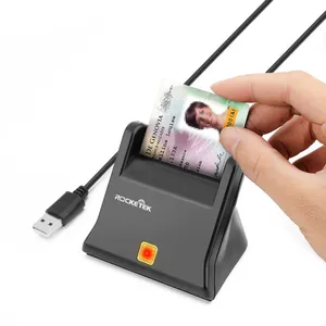 Rocketek Verticale Usb Smart Card Lezers Credit Card Chip Reader Writer