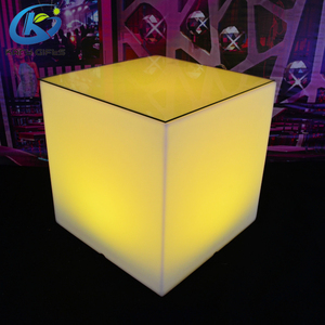 تستخدم ملهى ليلي مصباح LED متوهج مقعد مكعب الشكل إضاءة الأثاث المنقولة - Product Image 2