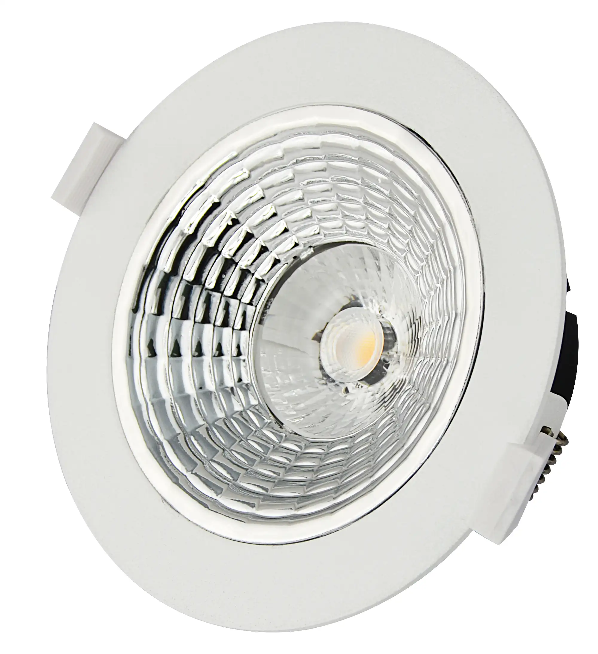 Dimmable very thin anti glare 6 inch 22W 2100lm special gradient reflector fire rated led downlight even lighting without spot