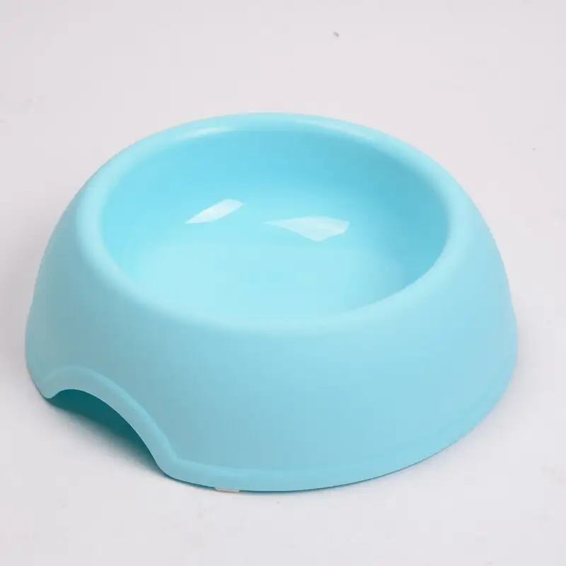 Round shaped Plastic No-Slip Pet Puppy Cat/Dog water Feeding Bowl