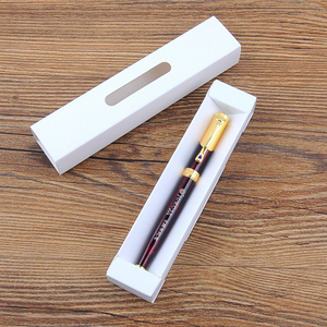 Customized ivory paper Pen box Window pull box