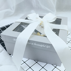 Tùy Chỉnh Logo Sinh Thái Thân Thiện Giấy Các Tông Hộp Bao Bì Quà Tặng Với Cửa Sổ <span class=keywords><strong>Pvc</strong></span> Rõ Ràng - Product Image 4