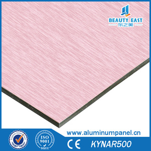 4 mm PVDF Brused <span class=keywords><strong>or</strong></span> <span class=keywords><strong>Dibond</strong></span> pour mur extérieur décoration - Product Image 3