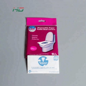 Premium quality virgin legno sedile del water monouso carta copertina - Product Image 4