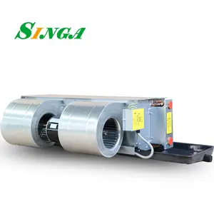 China Singa ceiling fan coil/ ducted water fan coil heating and cooling for central air conditioner