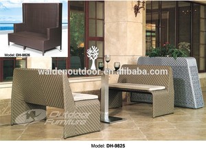 Best - seller nouveau design extérieur <span class=keywords><strong>meubles</strong></span> en rotin table de jardin et banc ensemble - Product Image 1