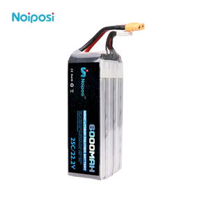 แบตเตอรี่ลิเธียม 22.2V 6000mAh 6 เซลล์ 25C 22.2v Lipo 6s สำหรับโดรนมัลติโรเตอร์ - Product Image 6