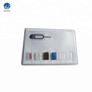 Дешевые поставки фабрики ПВХ пластиковые micro sd карты Чехол Держатель <span class=keywords><strong>sim</strong></span>-карты - Product Image 2