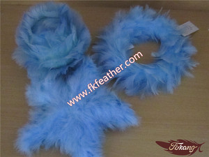 Artículos Más Vendidos Pavo Pluma De Bola De Plumas Flor de Plumas Rosas Con <span class=keywords><strong>Estrella</strong></span> De Navidad Y Decoraciones de <span class=keywords><strong>La</strong></span> Boda - Product Image 2