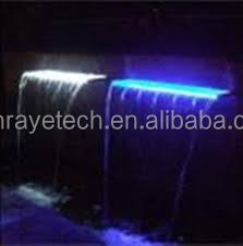 L45 CM # <span class=keywords><strong>Lame</strong></span> de <span class=keywords><strong>cascade</strong></span> en acier inoxydable 304/316 avec barre LED RGB en acier inoxydable pour bassin de jardin <span class=keywords><strong>piscine</strong></span> - Product Image 6