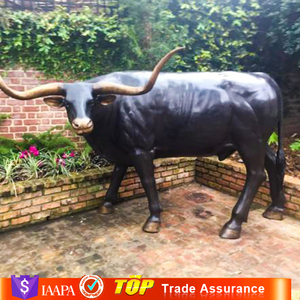 <span class=keywords><strong>Jardin</strong></span> paysage <span class=keywords><strong>conception</strong></span> cuivre Réaliste vie taille bull statue pour vente - Product Image 5