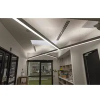 Custom led vinculable lineal luminaria para el supermercado