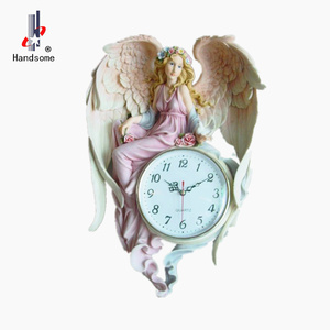 Reloj de pared Digital de resina de 18 pulgadas Jesús Última Cena, figura decorativa religiosa para el hogar para uso en interiores