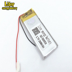 Lipo battery 302050 3,7 v 280 mah lithium polymer battery for medical equipment - Product Image 2