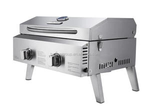 Parrilla de barbacoa de Gas HGG2012A, quemador principal de acero inoxidable, portátil, al aire libre, 12000BTU, no recubierta, gran oferta