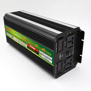 משלוח חינם לשימוש ביתי 3000w UPS אינטליגנטי 24V כדי 220V DC למתח AC מהפך עם USB יציאת תוצרת סין