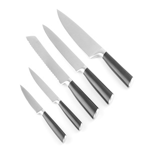 Ensemble de couteaux de cuisine en <span class=keywords><strong>bois</strong></span> d'acacia, <span class=keywords><strong>bloc</strong></span> de 6 pièces en acier inoxydable - Product Image 3