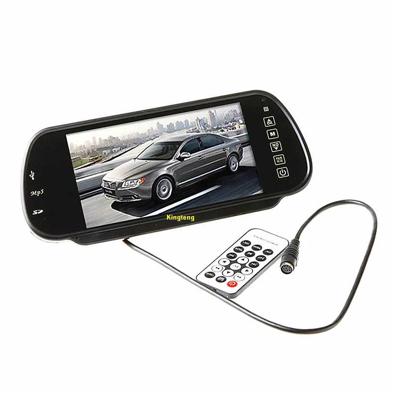 Monitor Digital Mobil Tampilan Belakang Layar HD 7 Inci Monitor Kaca Spion Mobil