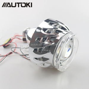 AUTOKI New cơn lốc Dual LED thiên thần đôi mắt to ngày ánh sáng bi-xenon projector lens <span class=keywords><strong>hid</strong></span> - Product Image 5