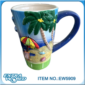 12oz taza de pintado <span class=keywords><strong>a</strong></span> <span class=keywords><strong>mano</strong></span> de OEM <span class=keywords><strong>para</strong></span> cerveza bar - Product Image 6