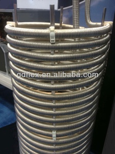 <span class=keywords><strong>Dn25</strong></span> sus316L esnek oluklu paslanmaz çelik bobin tüp kaynaklı 1 inç erkek uydurma ısı pompası ısı değiştirici - Product Image 2