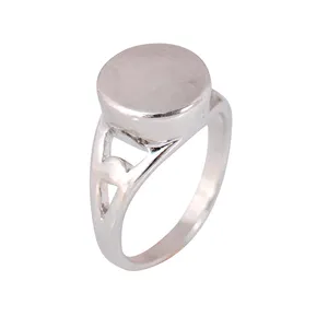 Neues Design vereinfachen runde geformte glänzende Urne Einäscherung ringe Schmuck Frauen fehlen Lieben Farbe 925 Silber ringe für Männer