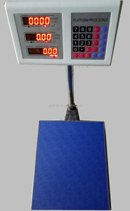 100 किलोग्राम वजन पैमाने 40*50 सेमी पैन आकार बेंच वेट स्केल - Product Image 1