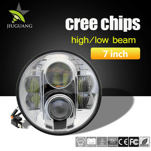 Automóviles y motocicletas impermeable 24 v 7 Pulgadas de la motocicleta llevó la linterna - Product Image 1