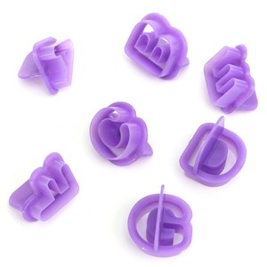 40 unids/set alfabeto letra número cortador de pastel de herramientas Fondant pastel galleta molde de hornear - Product Image 5