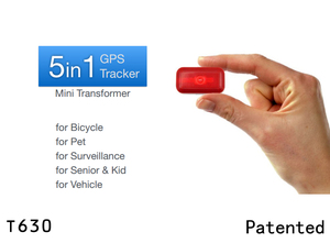 Mini <span class=keywords><strong>puce</strong></span> <span class=keywords><strong>gps</strong></span> tracker pour animaux chiens chats enfants suivi en temps réel mini étanche SOS T630 - Product Image 2