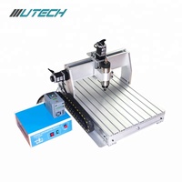 Mesin Ukir Logam CNC Mini 3020 6090 3axis 300W 3d yang Banyak Digunakan untuk Pengukiran PCB dan Router Kayu