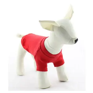 Pet T shirt wholesale pure color plain dog t-shirts for wholesales