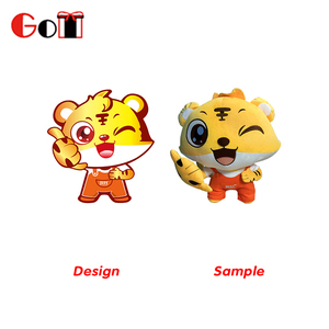 Promocional realista personalizado lindo Tigre muñeca animal de peluche de juguete - Product Image 5
