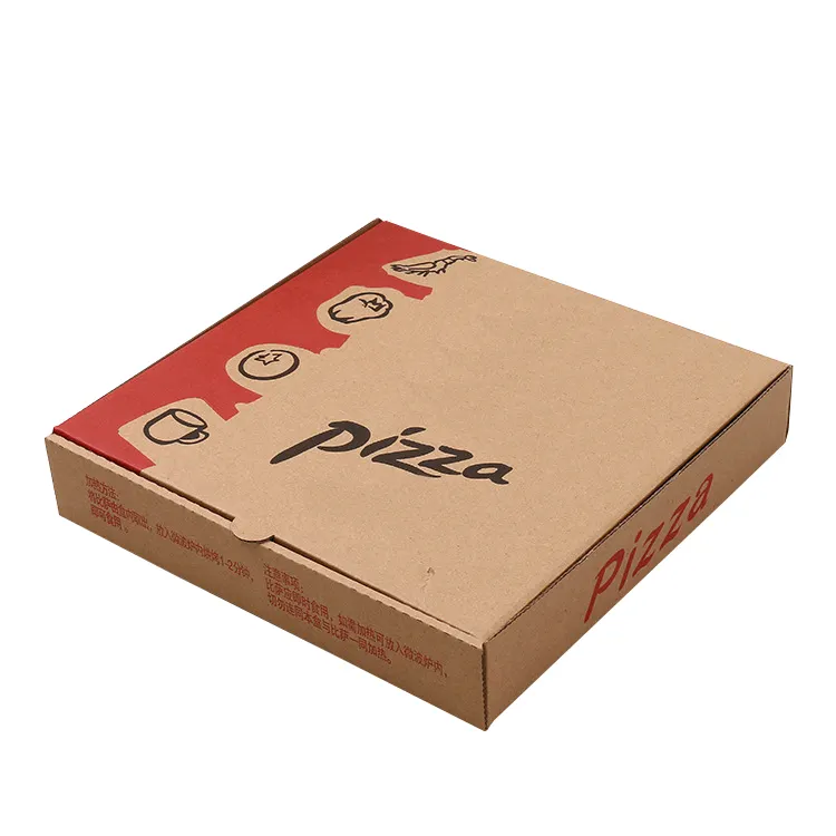 OEM 피자 테이크 아웃 레스토랑 게시 우편물 골판지 식품 포장 상자