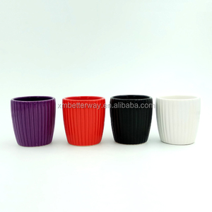 الخزف السيراميك نوع المزجج التشطيب أصيص ورد سيراميك - Product Image 6