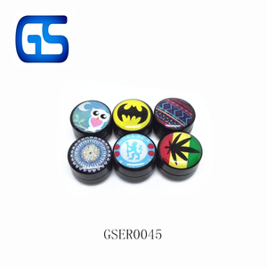 Pendientes de acero inoxidable con <span class=keywords><strong>imán</strong></span> epoxi transparente, sin perforación, clip magnético <span class=keywords><strong>para</strong></span> oreja, pendiente <span class=keywords><strong>para</strong></span> <span class=keywords><strong>hombre</strong></span> - Product Image 2