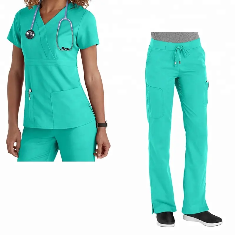 Uniforme ospedaliera in materiale traspirante scrub uniform hospital scrubs uniform