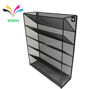 Wideny <span class=keywords><strong>Wall</strong></span> Mount Gắn Văn Phòng Trường Kim Loại Lưới Tạp Chí Tập Tin Tài Liệu Tường Tổ Chức - Product Image 3