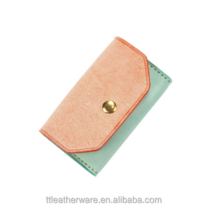 Flip Style Genuine Leather Business Name Card Wallet Hold 30 Cards - Product Image 1