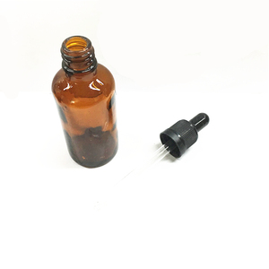 Popolare medico contagocce bottiglia di vetro ambrato con contagocce di vetro 10ml 30ml 50ml 100ml