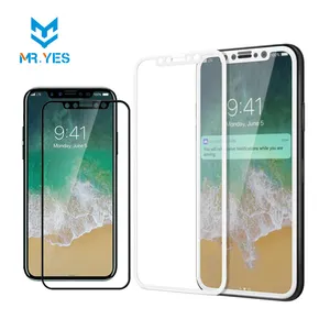 3D מלא כיסוי משוריינת קרום עבור iphone x מסך מגן