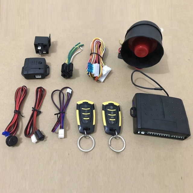 One Way Mini Cooper Car Remote Code Grabber Keyless Entry Alarm System with 2pcs Remote Controller