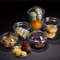 2019 Hot koop zeer transparant Deli cups met deksels voor fruit groenten eten JSD8 HUISDIER 8 oz 380 ml