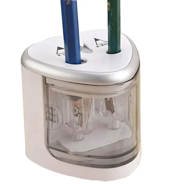 Приемлемая цена, треугольная аккумуляторная точилка для карандашей, цвет, титан, маленькие дети, электрическая Золотая точилка