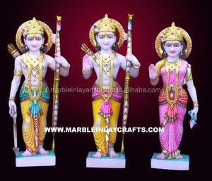 Makrana Mármol Ram Darbar Estatua Mármol Ram Sita Estatua Fabricación - Product Image 1