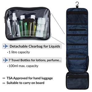 Premium Waterproof Foldable Hanging Toiletry Cosmetic Bag <strong>Travel</strong> <strong>Kit</strong> <strong>for</strong> <strong>Women</strong> and Men - Product Image 2
