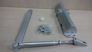 Cierrapuertas Automático de Aleación de Aluminio para Puerta de Vidrio con Tornillos, Recubrimiento en Polvo, Certificado CE, Empaquetado en Caja de Regalo - Product Image 4